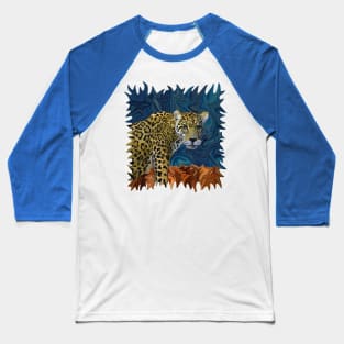 Leopard with the Sky in His Eyes Baseball T-Shirt